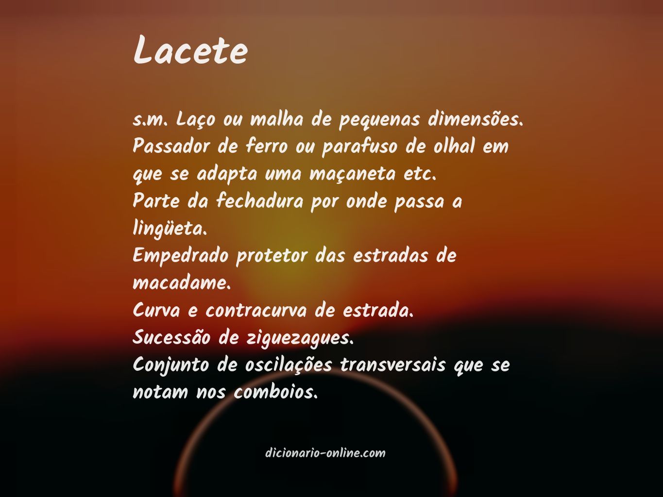 Significado de lacete