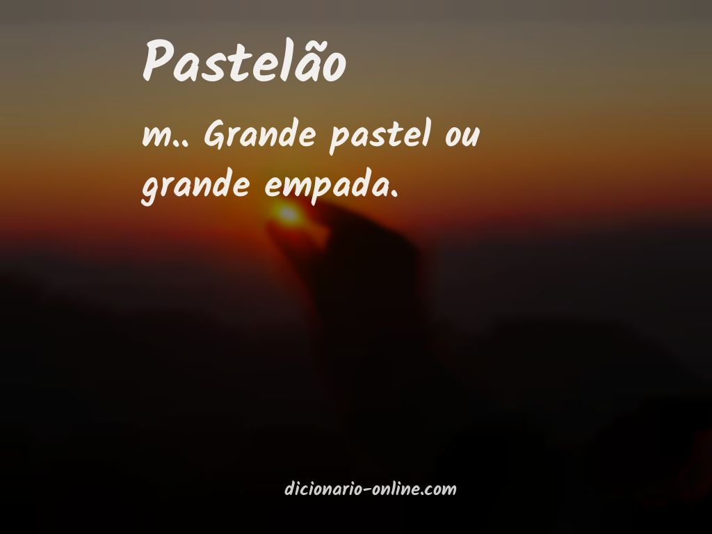 Significado de pastelão