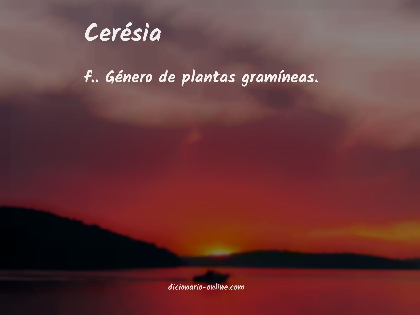 Significado de cerésia