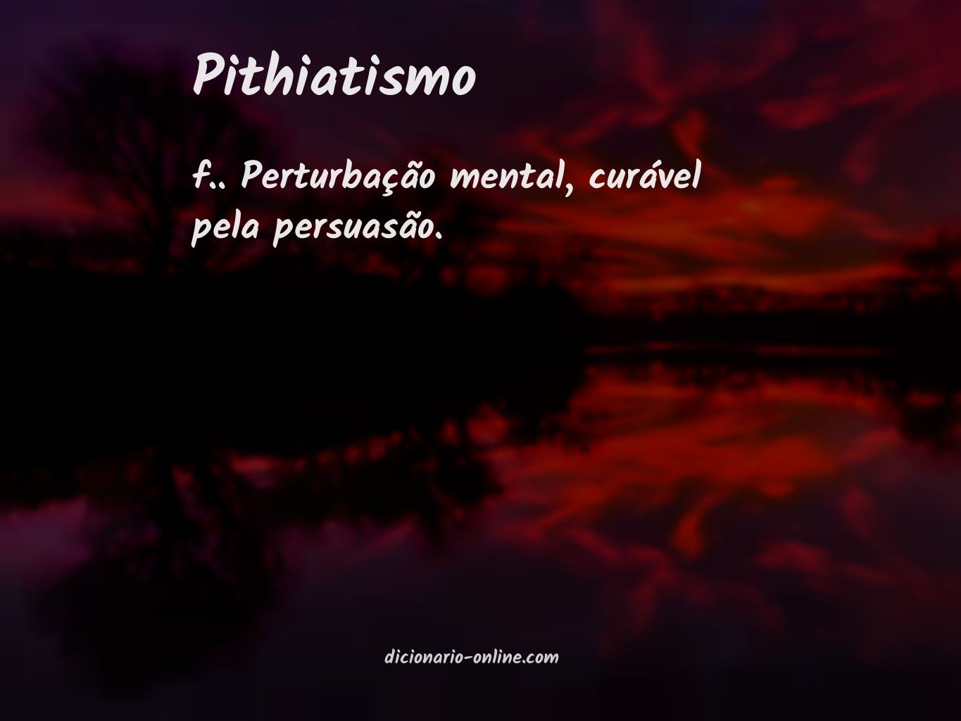 Significado de pithiatismo