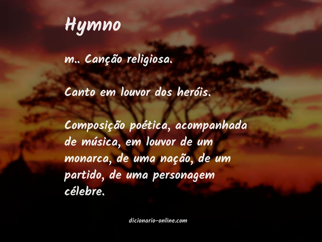 Significado de hymno