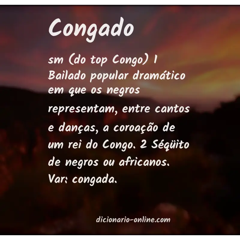 Significado de congado