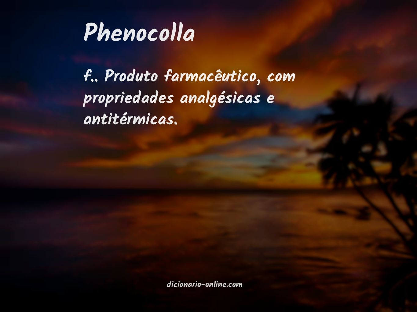 Significado de phenocolla