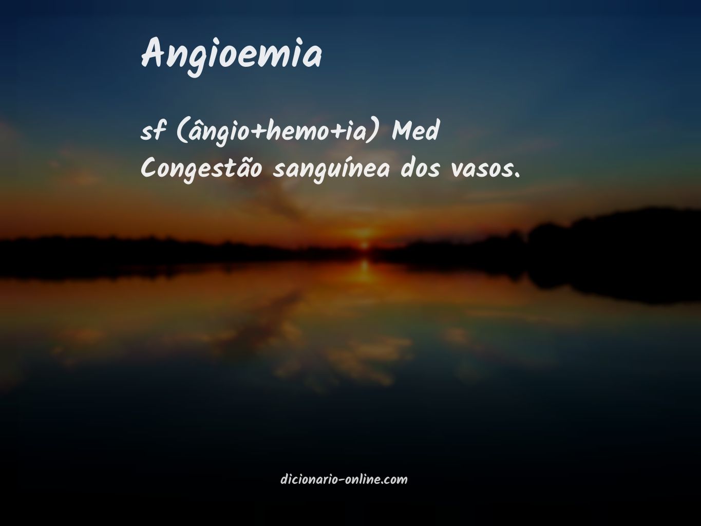 Significado de angioemia