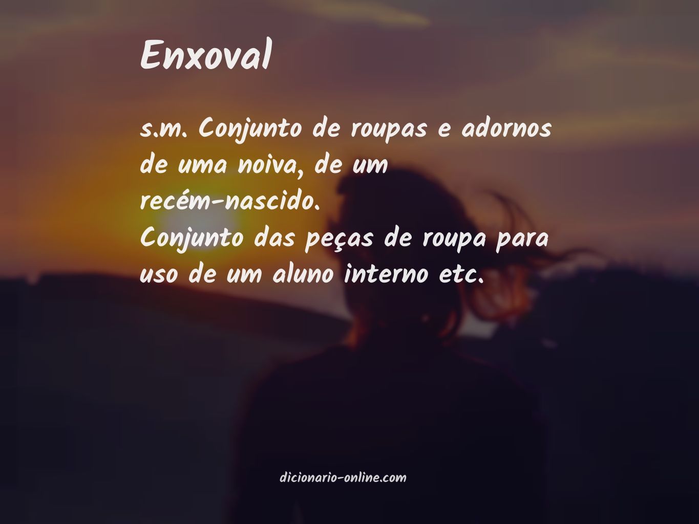 Significado de enxoval