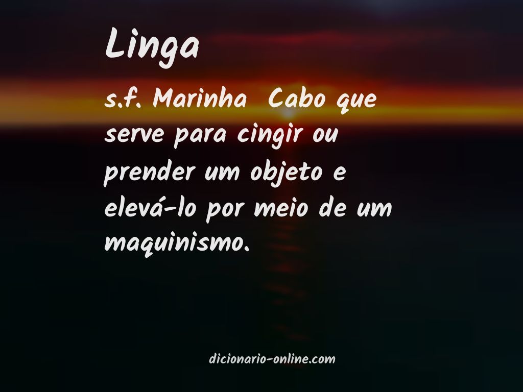 Significado de linga