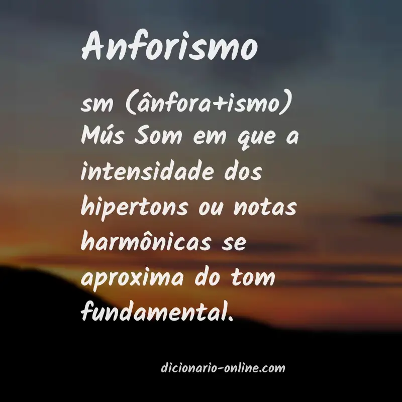 Significado de anforismo