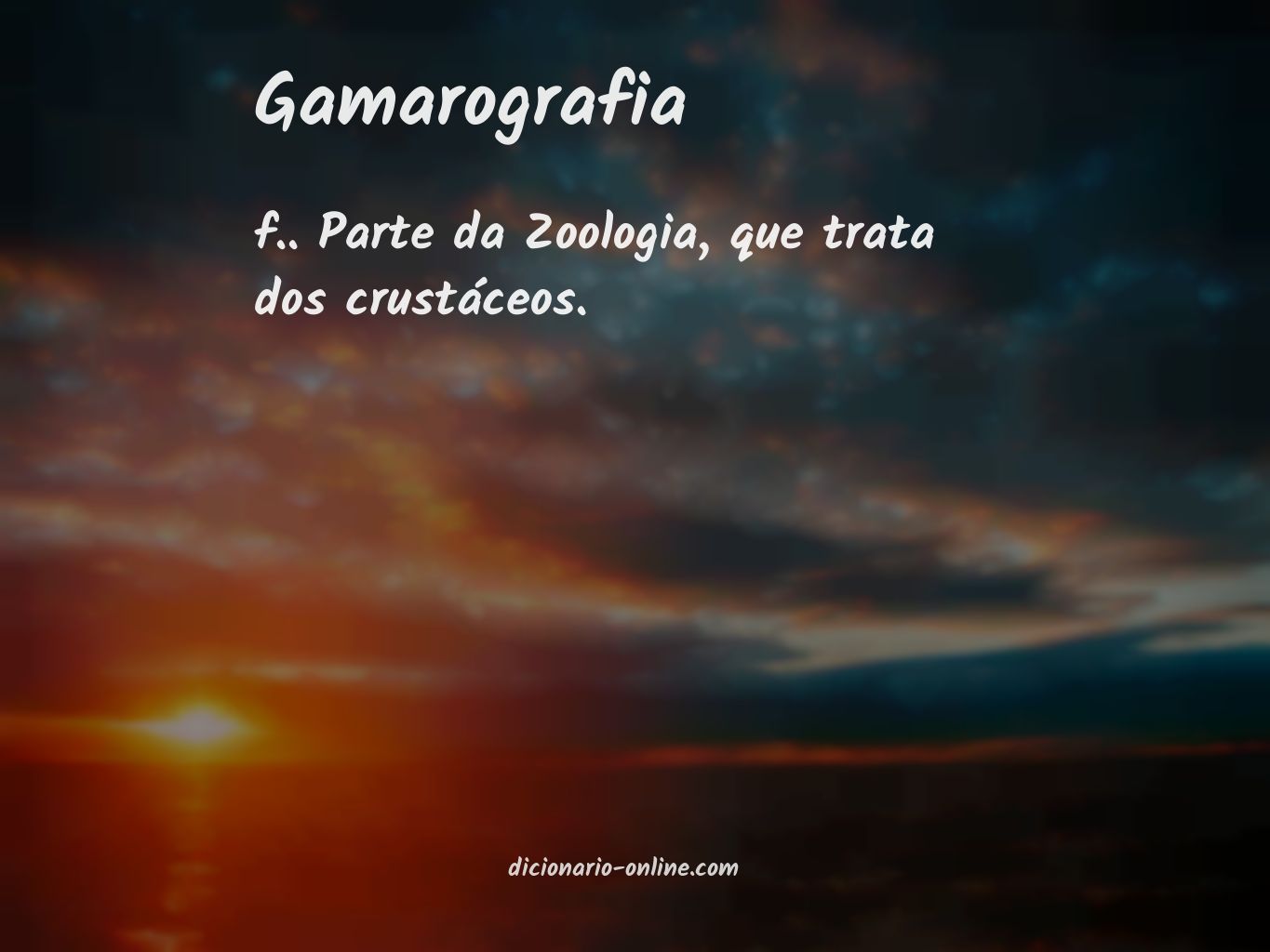 Significado de gamarografia