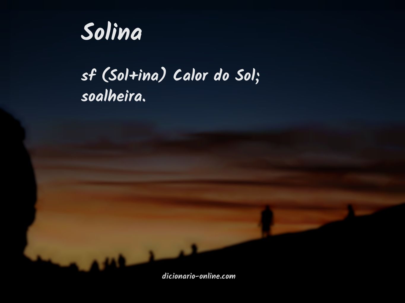 Significado de solina