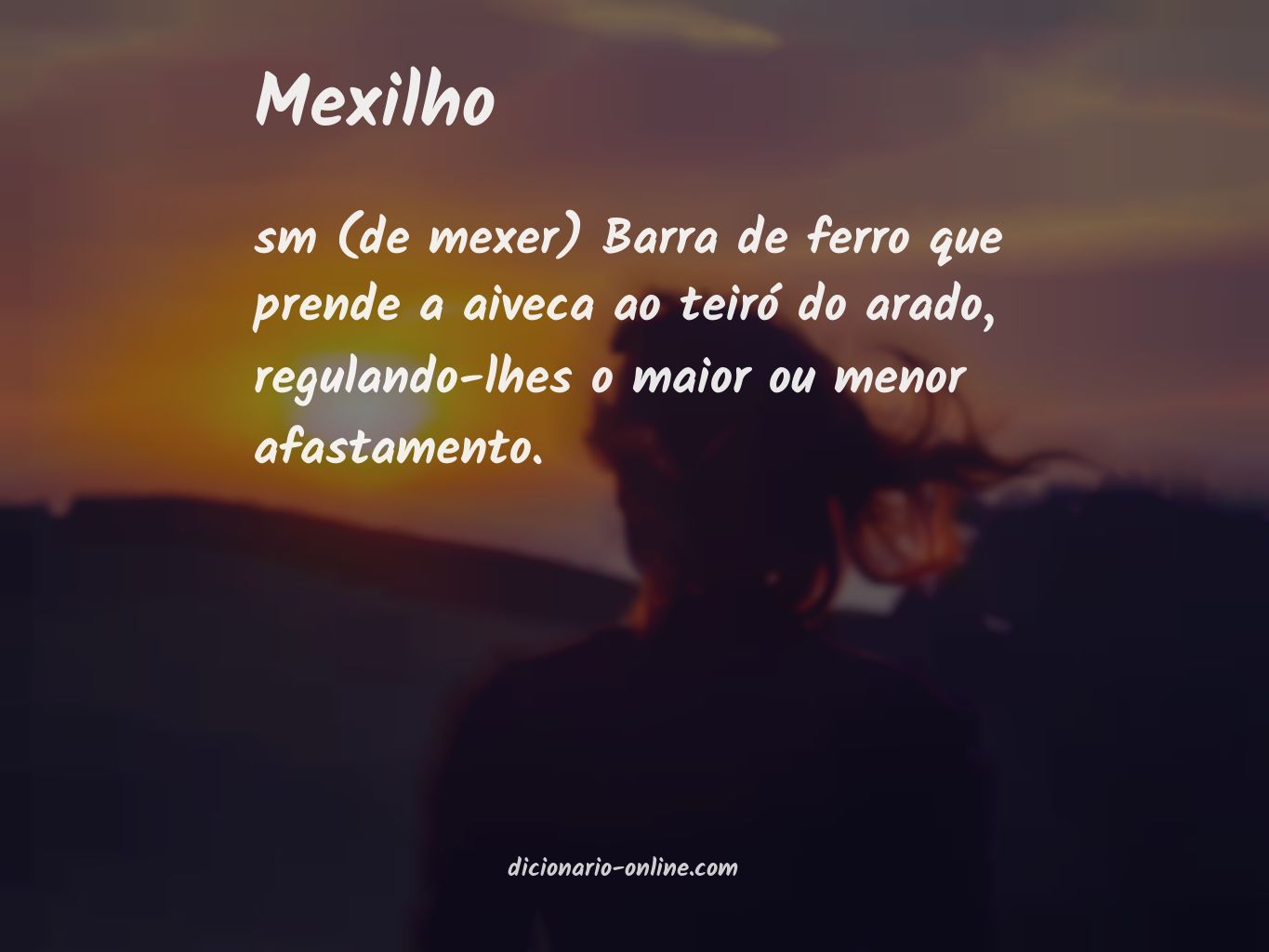 Significado de mexilho