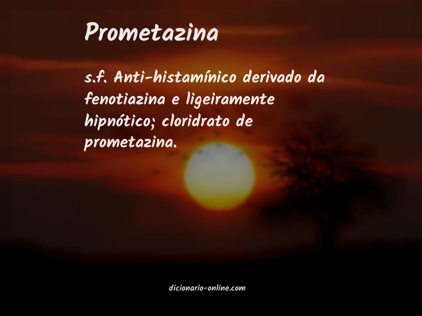 Significado de prometazina