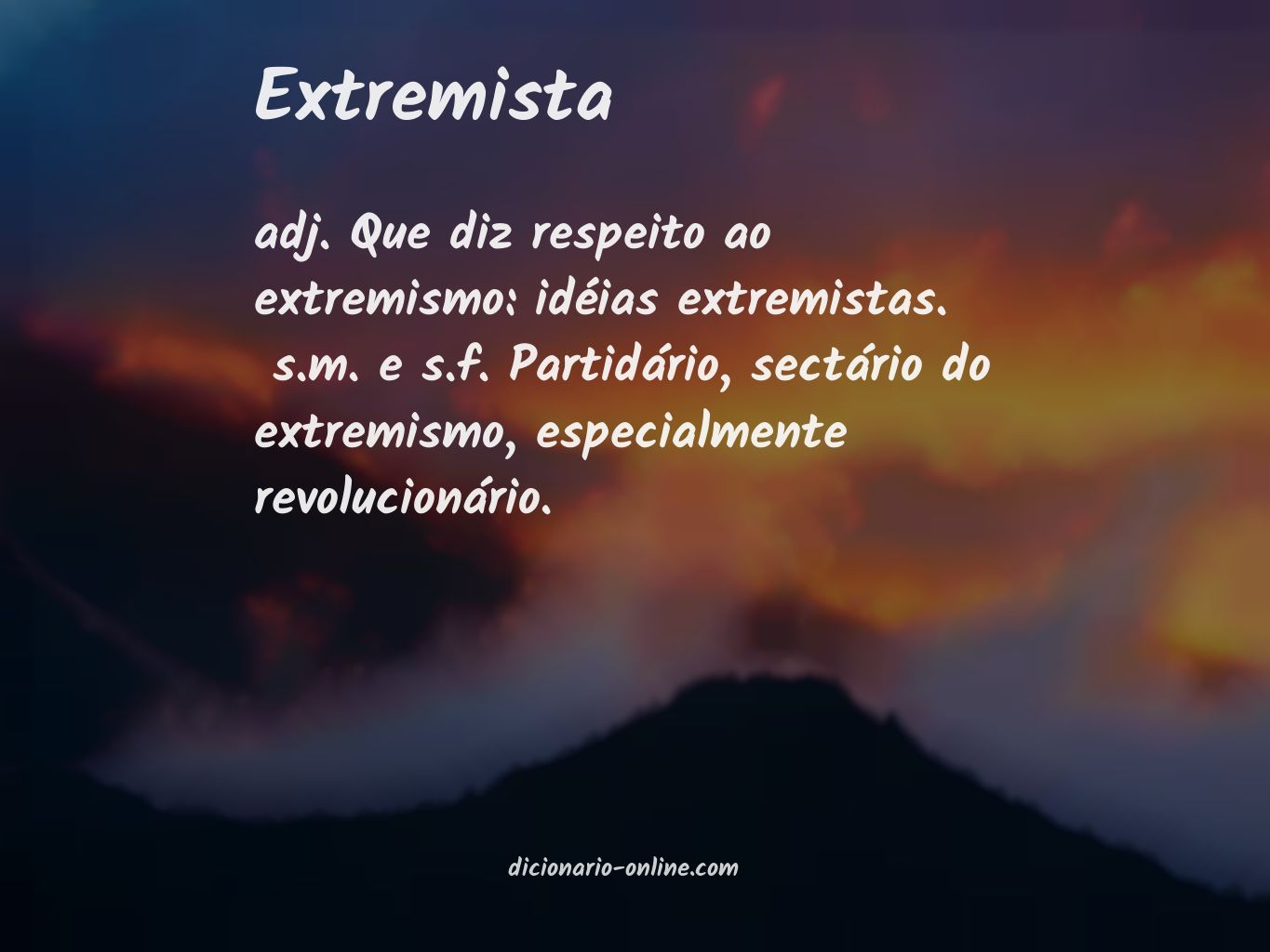 Significado de extremista