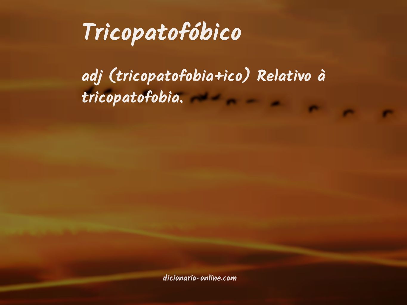 Significado de tricopatofóbico