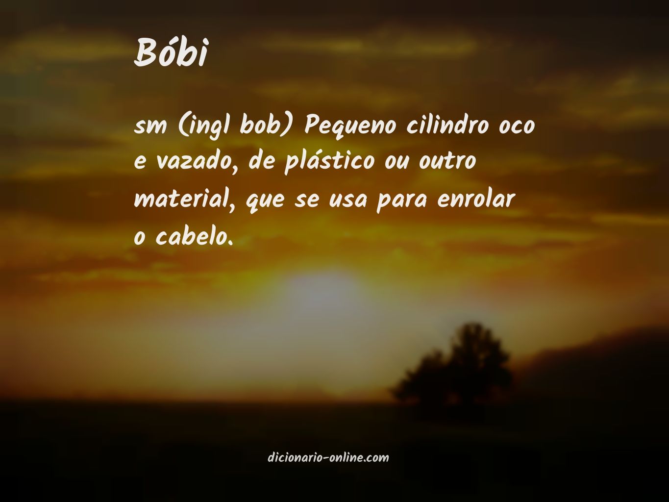 Significado de bóbi