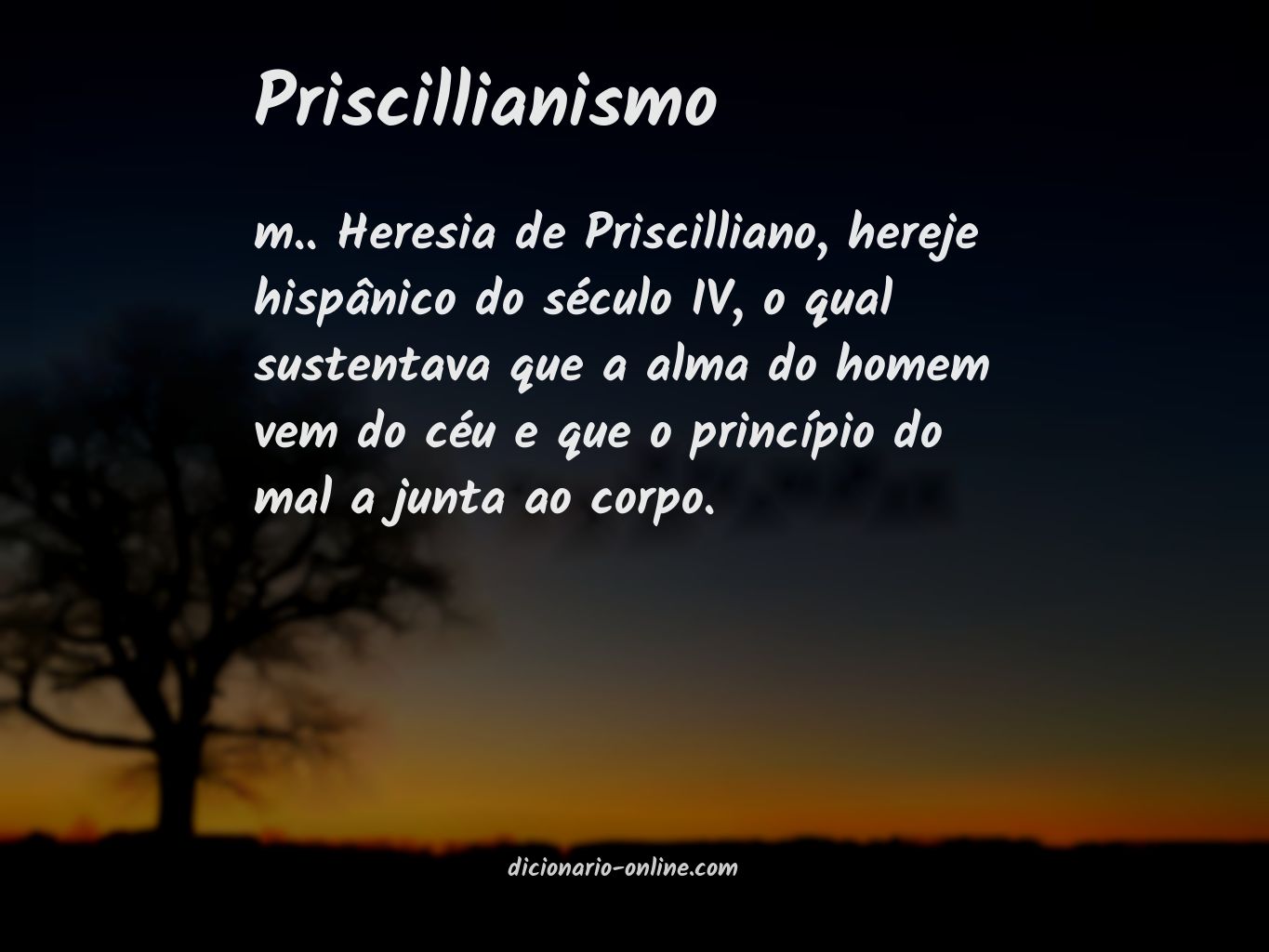 Significado de priscillianismo