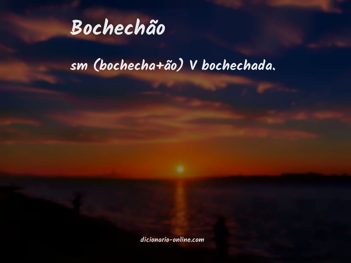 Significado de bochechão