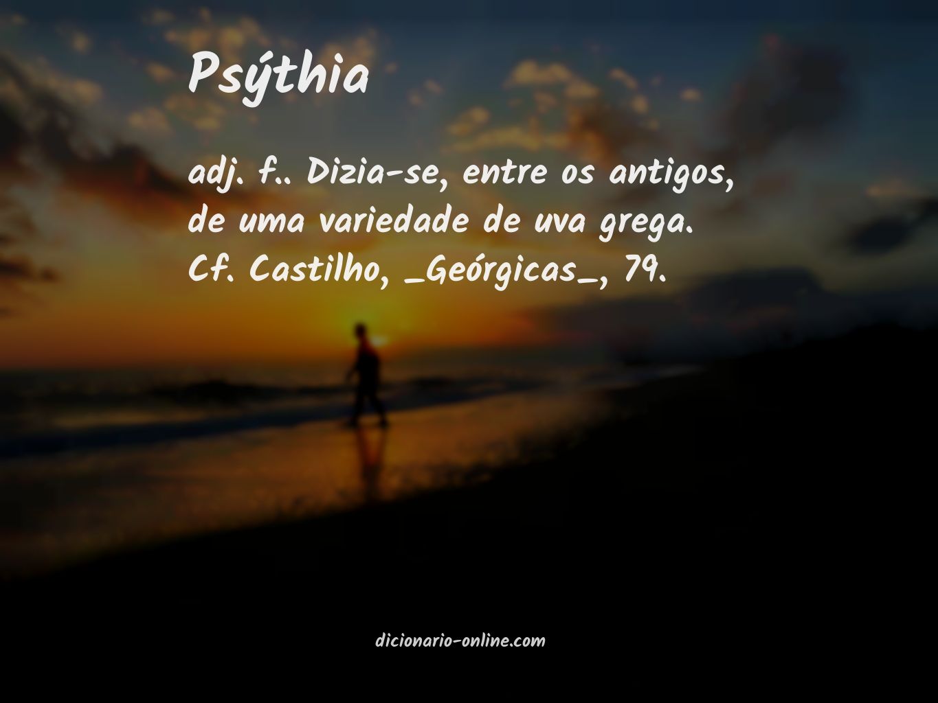 Significado de psýthia