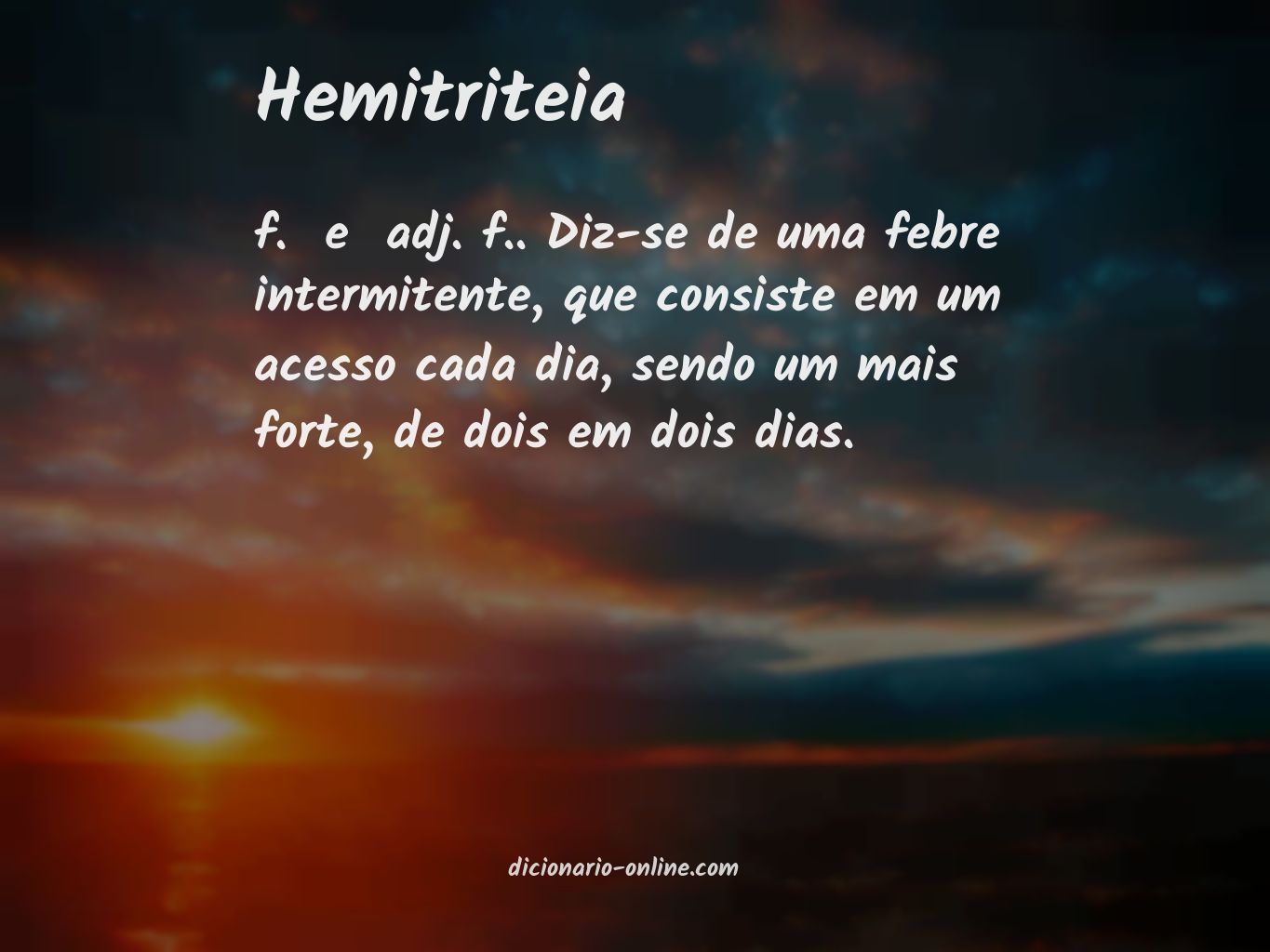 Significado de hemitriteia