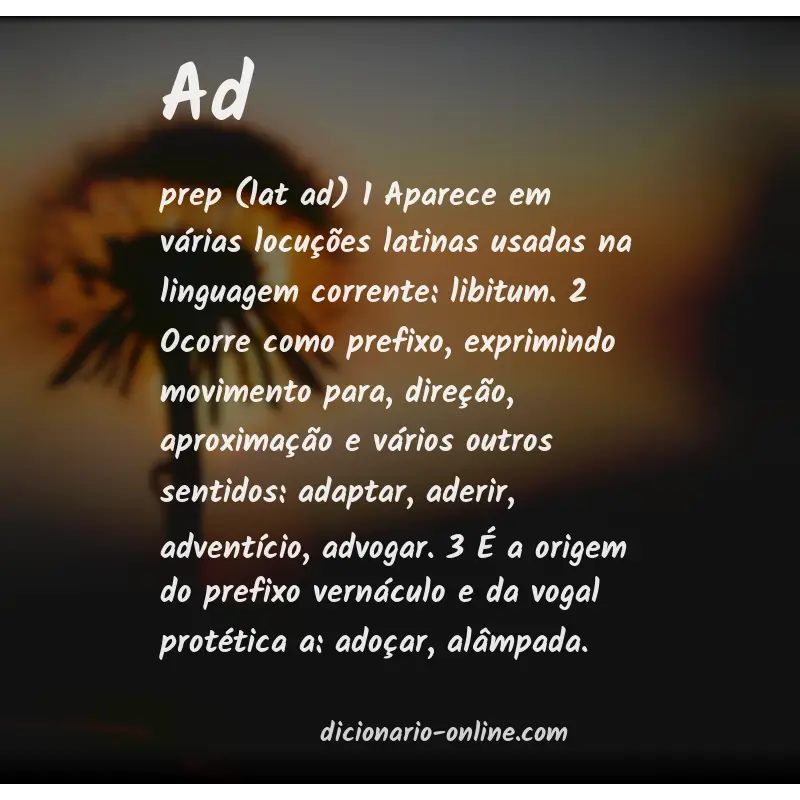 Significado de ad