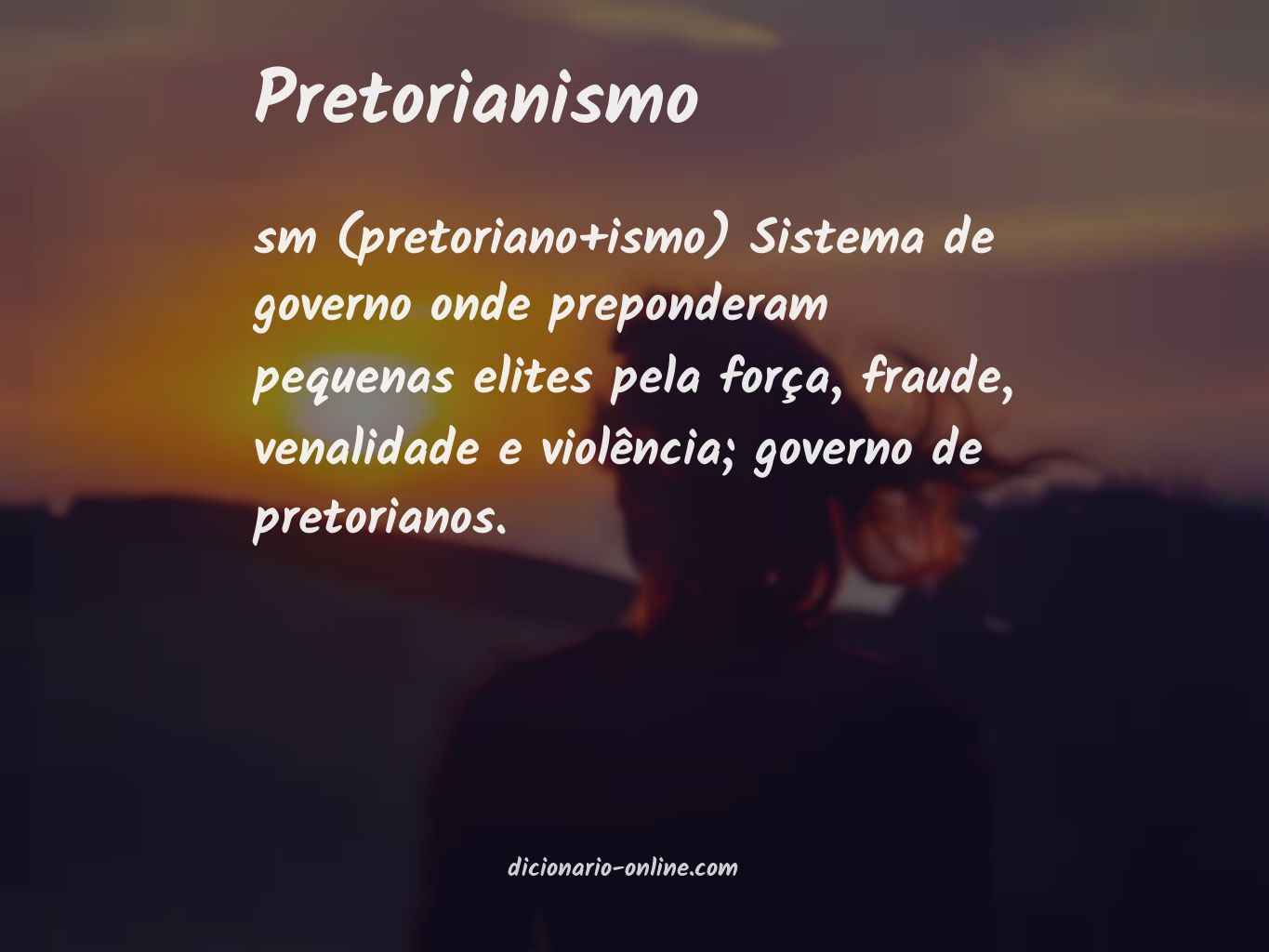 Significado de pretorianismo