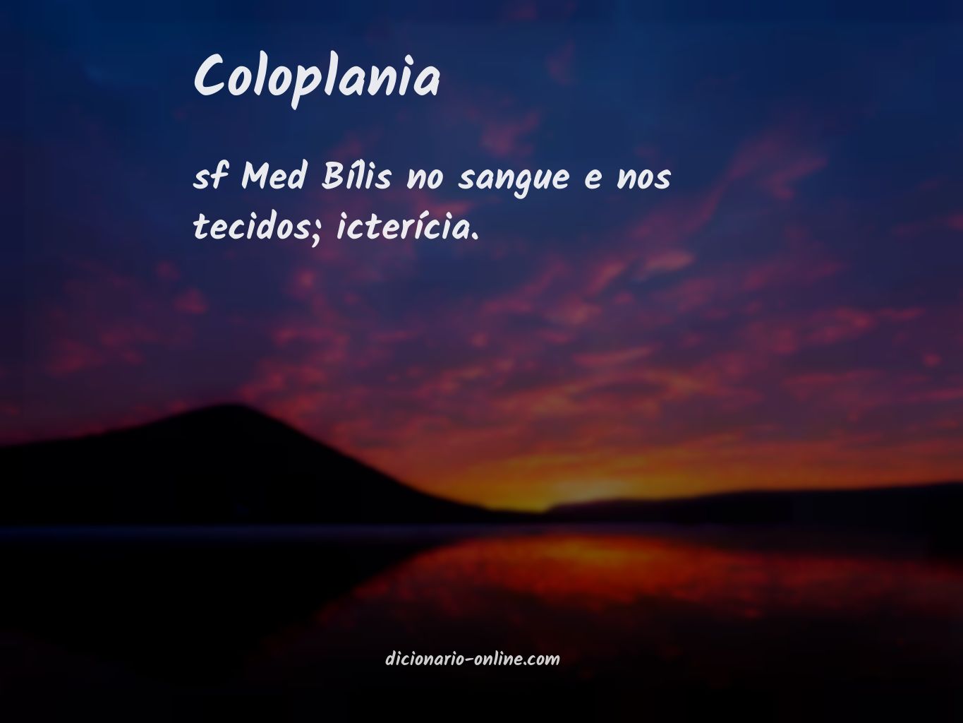 Significado de coloplania