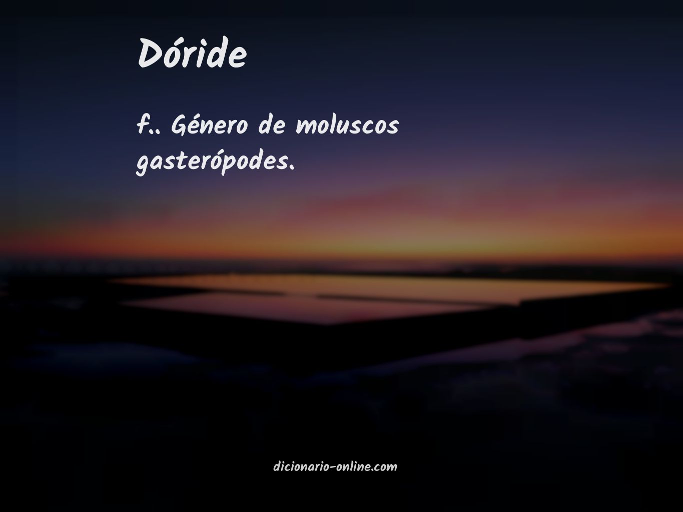 Significado de dóride