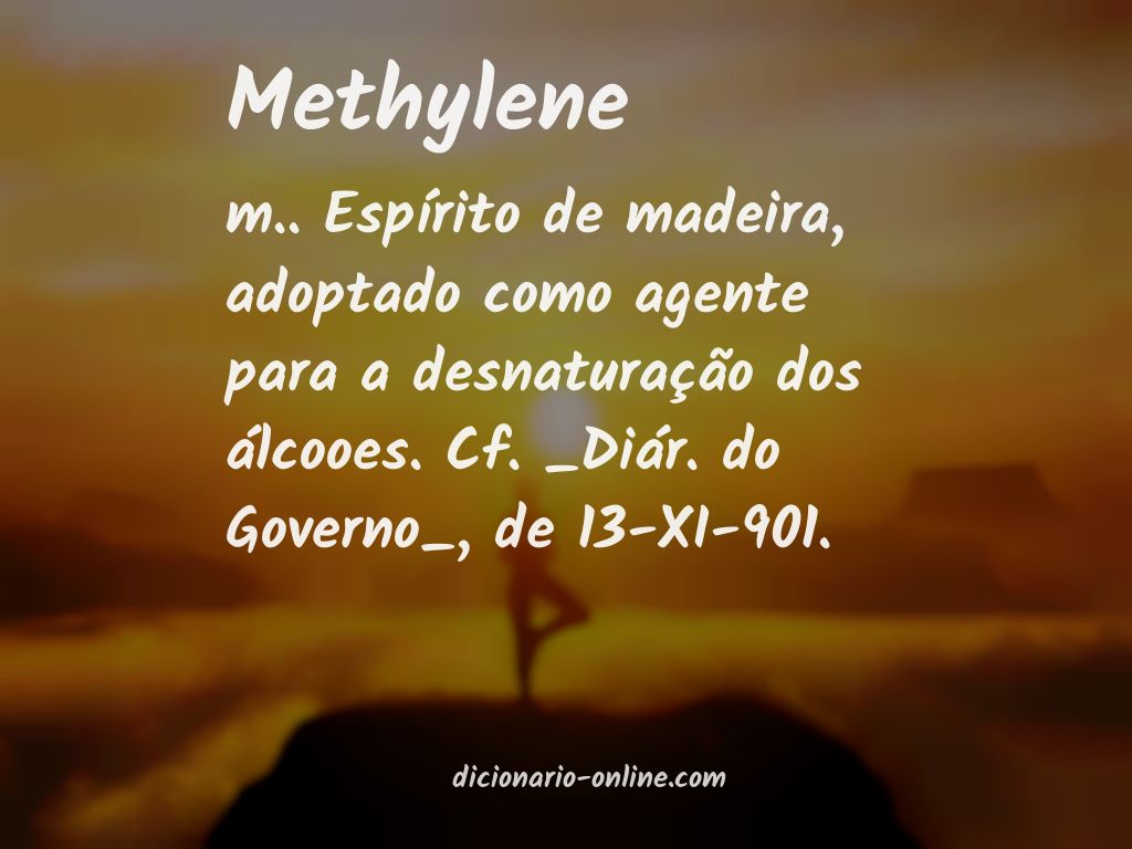Significado de methylene