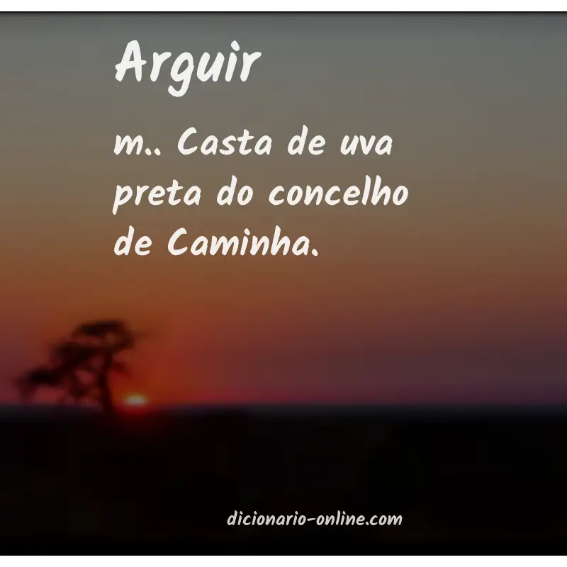 Significado de arguir