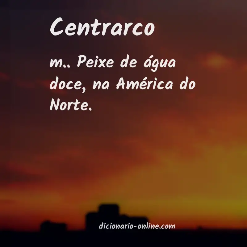 Significado de centrarco