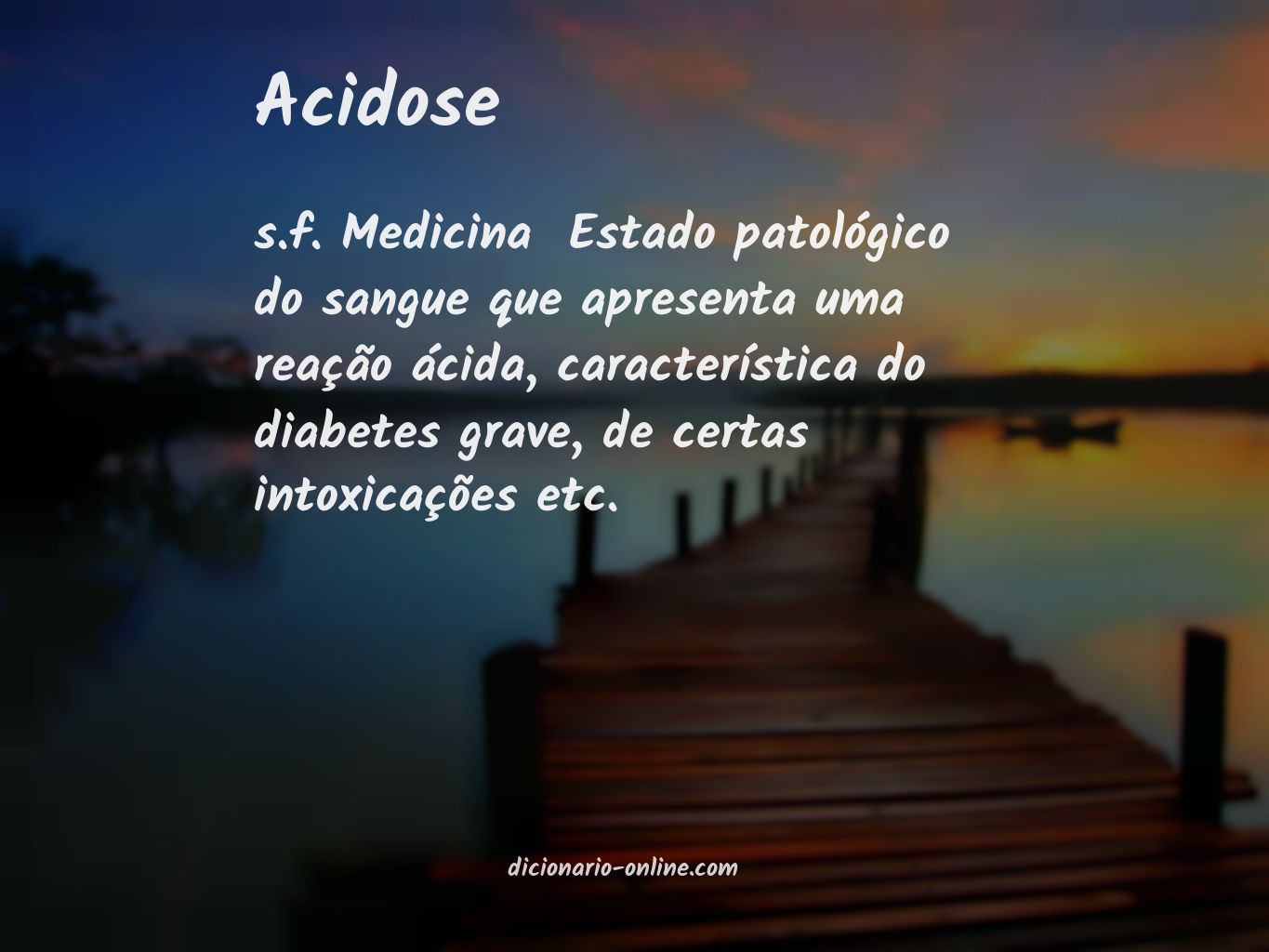 Significado de acidose
