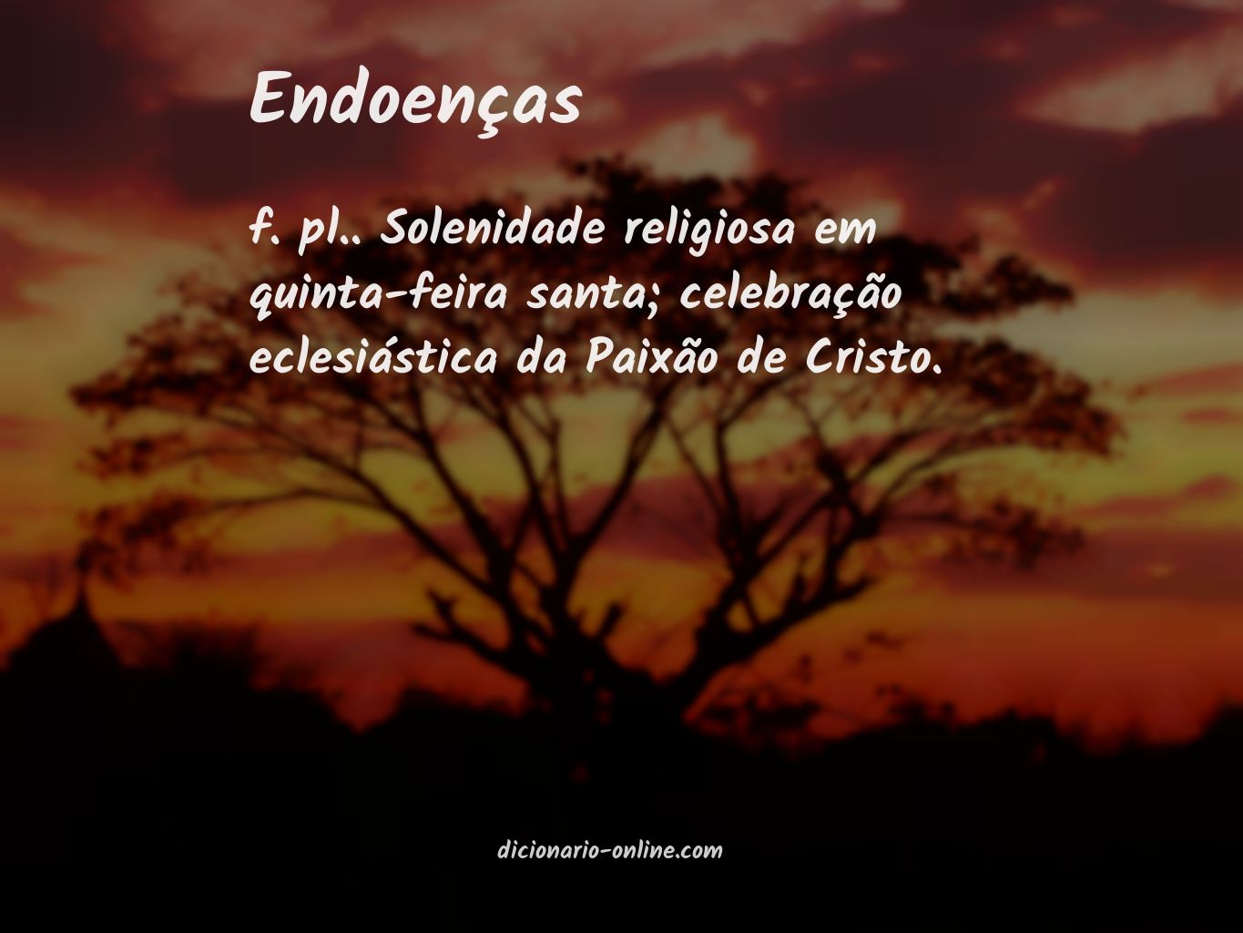 Significado de endoenças