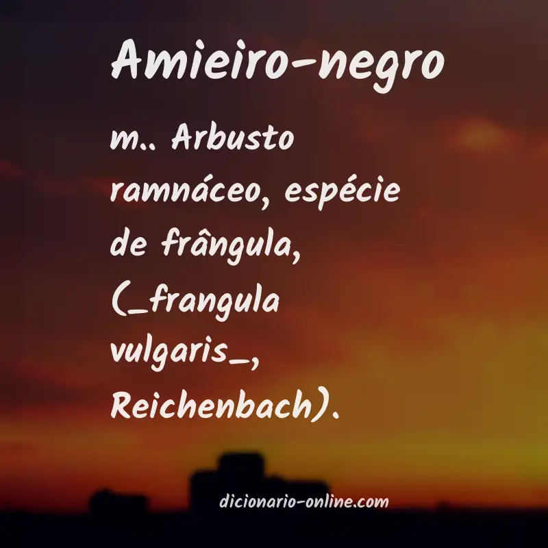 Significado de amieiro-negro