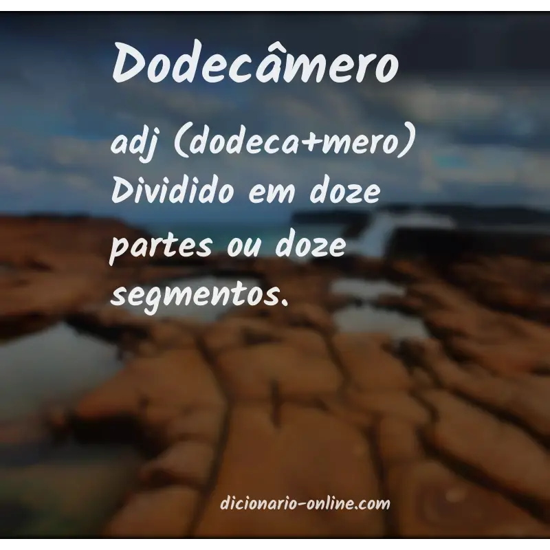 Significado de dodecâmero