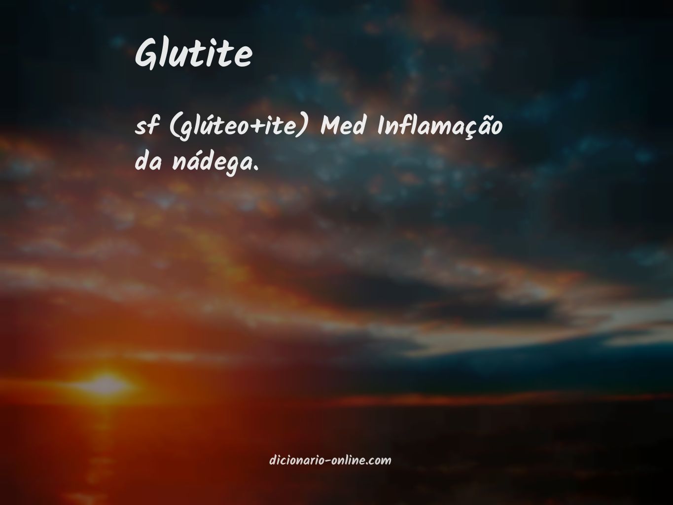 Significado de glutite