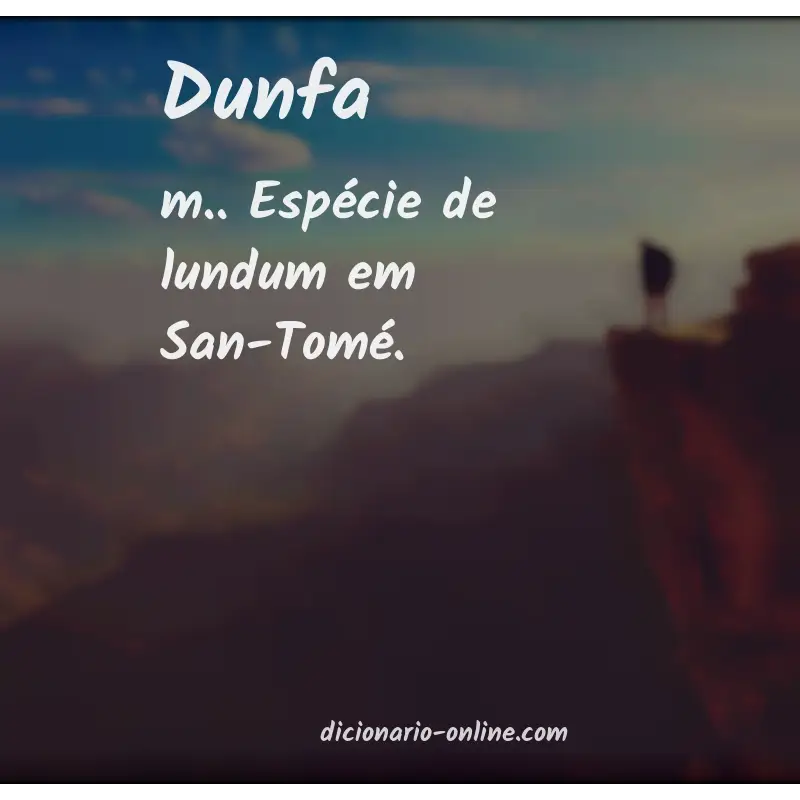 Significado de dunfa