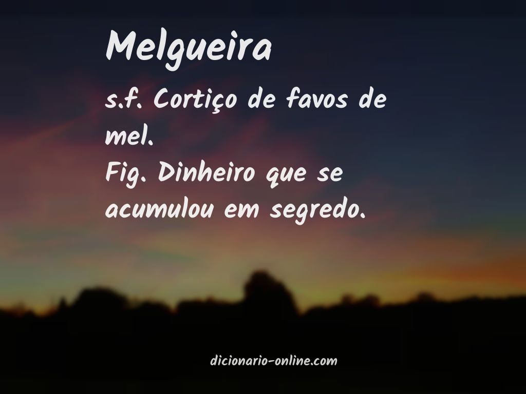 Significado de melgueira