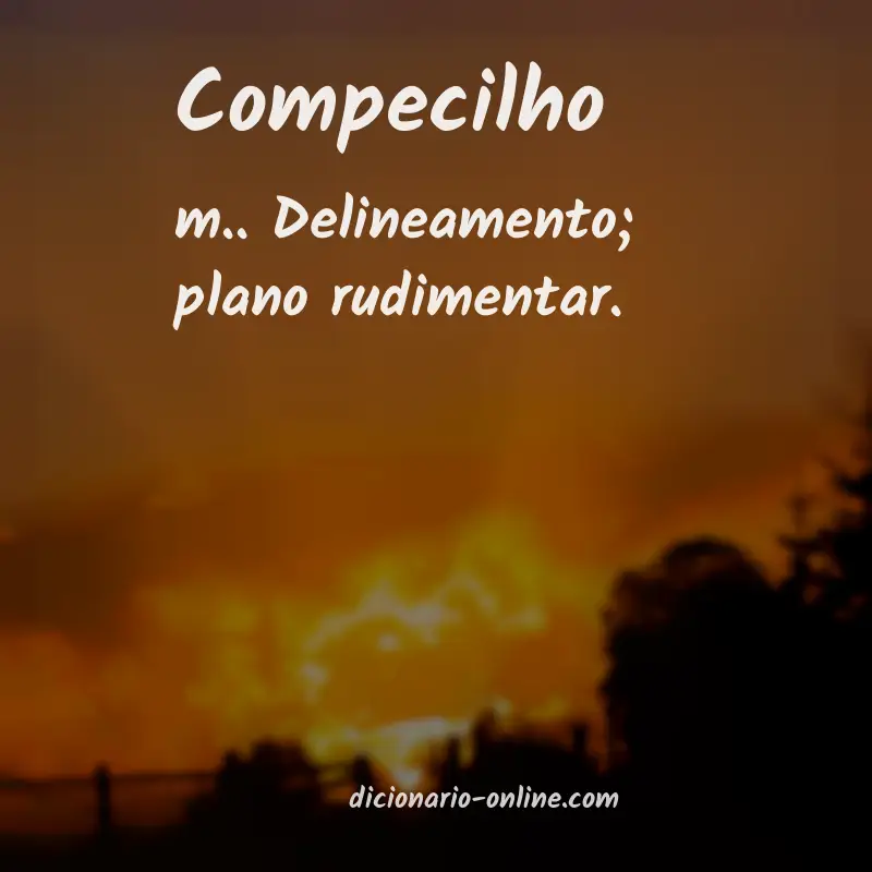 Significado de compecilho