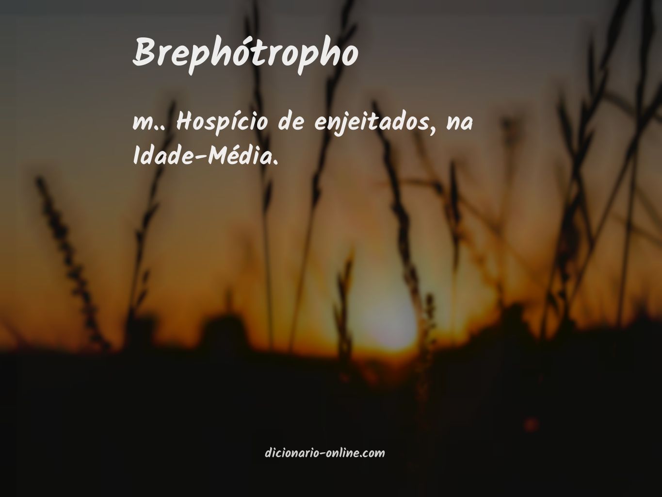 Significado de brephótropho