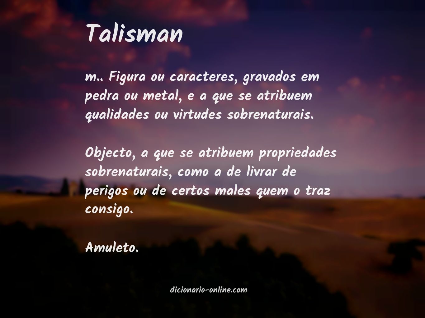 Significado de talisman