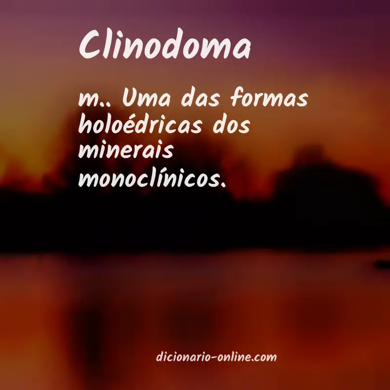 Significado de clinodoma