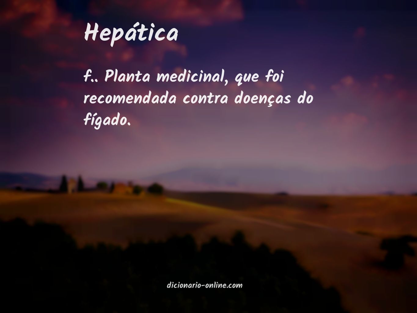 Significado de hepática