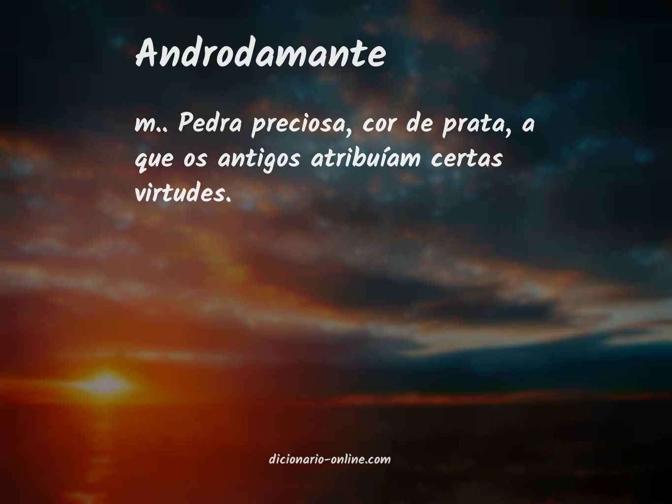 Significado de androdamante