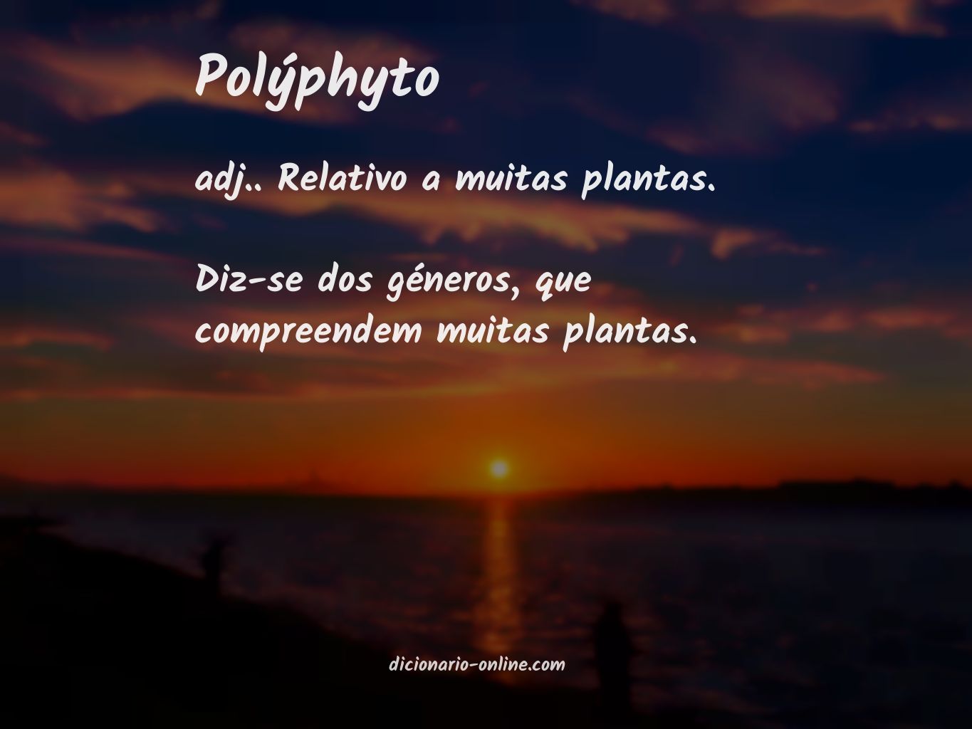 Significado de polýphyto