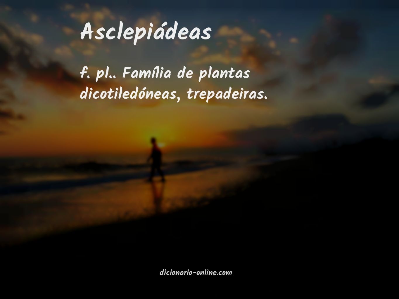 Significado de asclepiádeas