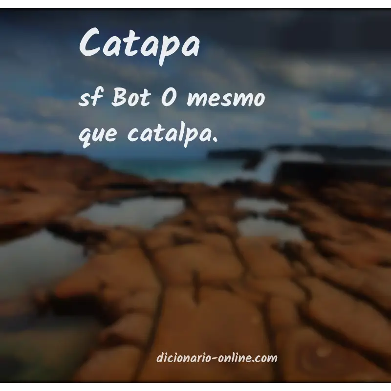 Significado de catapa
