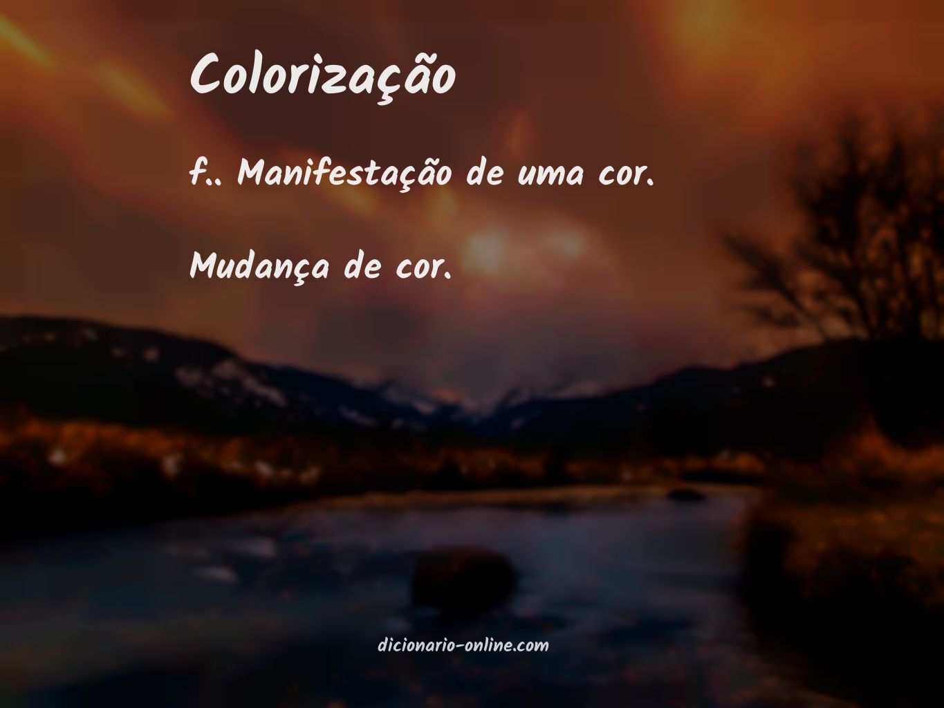 Significado de colorização