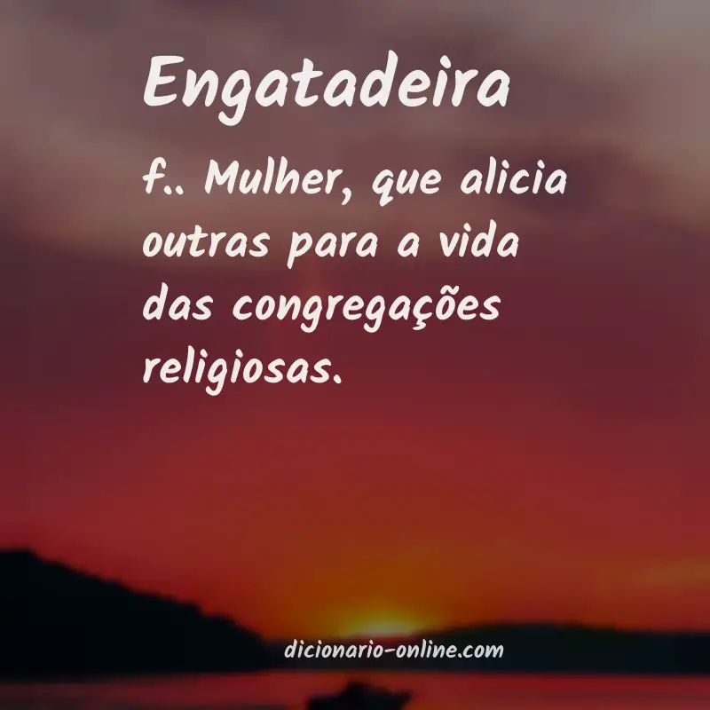 Significado de engatadeira