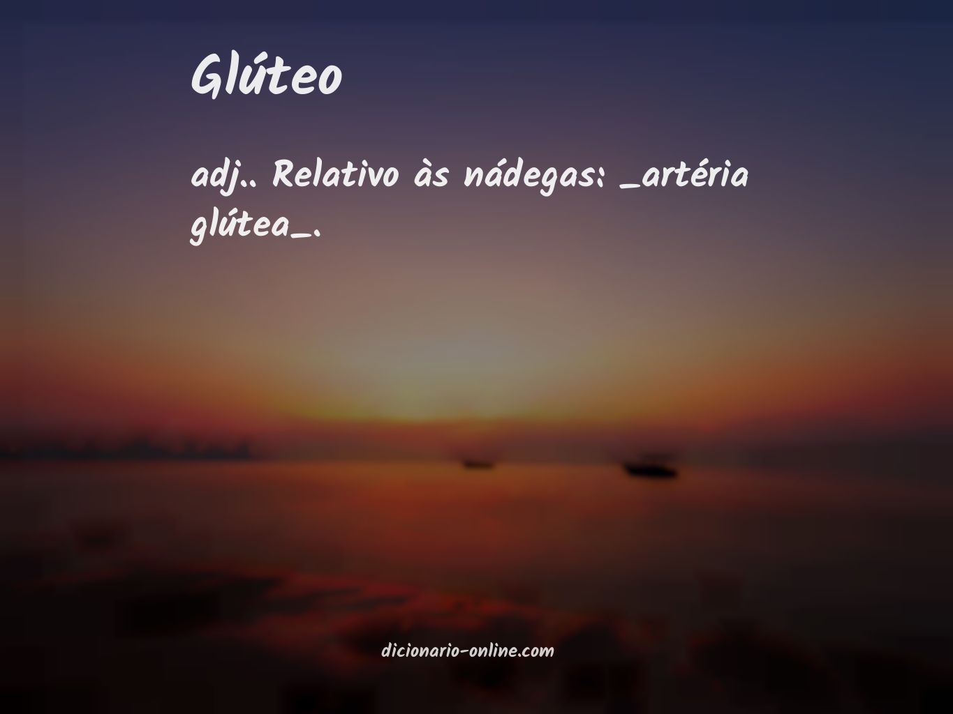 Significado de glúteo