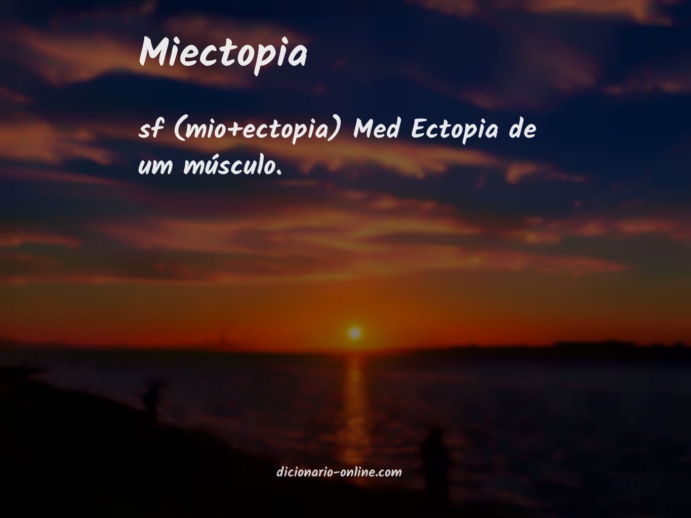 Significado de miectopia