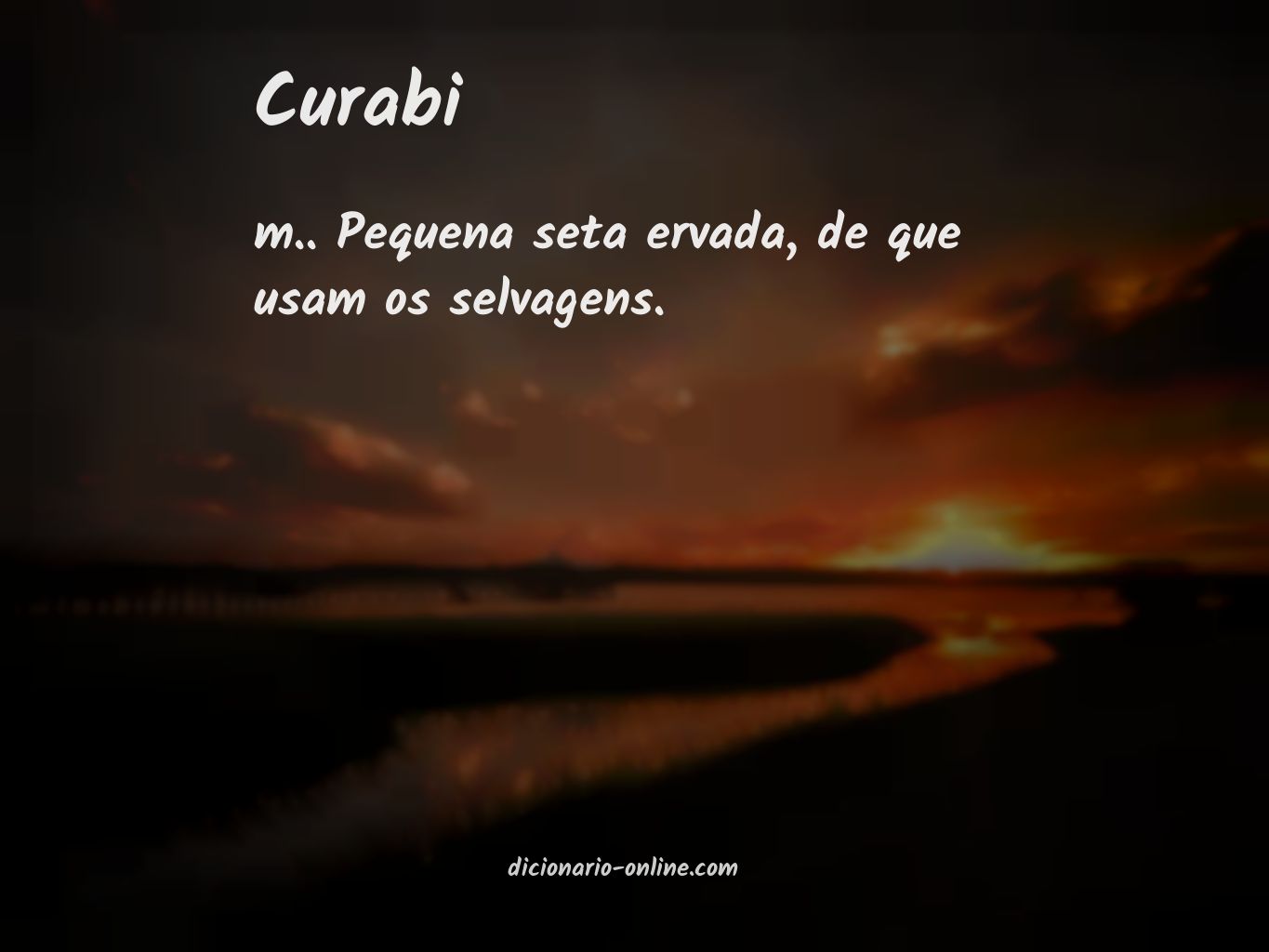 Significado de curabi